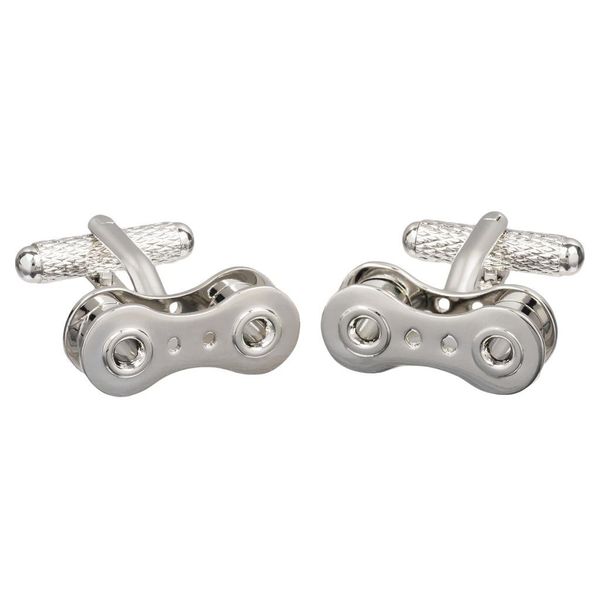 Bike Cycle Chain Cufflinks In Onyx Art Cufflink Box