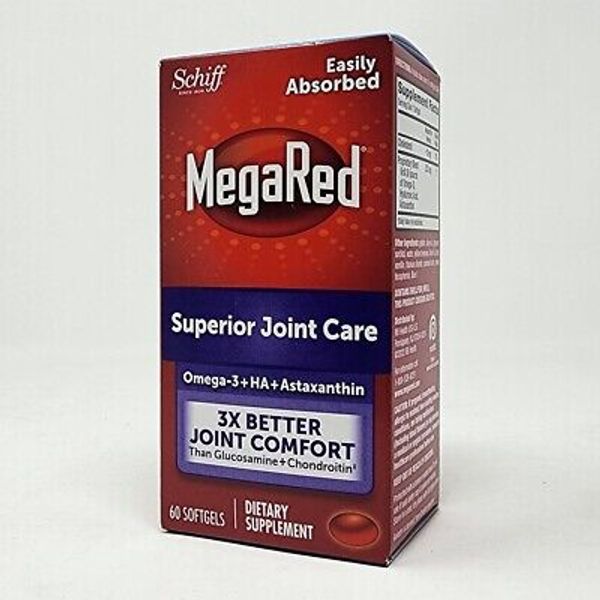 Schiff MegaRed Superior Joint Care, 60 Softgels Exp: 01/26