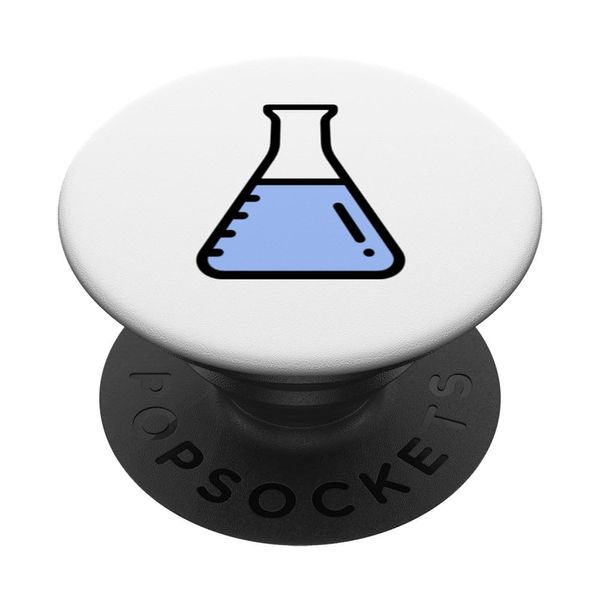 Science Chemistry Erlenmeyer Flask PopSockets Adhesive PopGrip