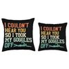 Swimming Humor Swimmer Goggles Swim Throw Pillow