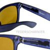 Retroxic Sunglasses for Men and Women, white glossy