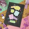 Hunkydory Moonstone Combos - Speech Bubble Sentiments - Stamp & Die Set - MSTONE957