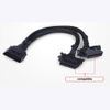 VOANZO OBD One Point Two Extension Cable OBD2 One to Two Car Conversion Line 16 Cores
