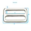 25 Sliders Olive Regulator Stopper for 25 mm Webbing Regulator Plastic