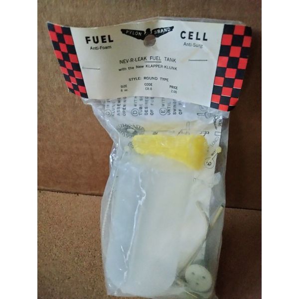 Pylon Brand Nev-R Leak Fuel Cell, Model CR-8, 8 oz., NOS