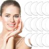 12 pieces Silicone Eye Wrinkle Pads Anti Aging Silicone Pads Reusable Reduce Skin Wrinkles Patches Cleavage Pads for Mouth and Eyes Smile Fine Lines (Transparent)