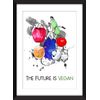 The Future is Vegan Poster - Unframed Print