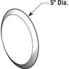 Prime-Line U 9244 5 In., Rigid Vinyl, White, Self-Adhesive Wall Protector (Single Pack)
