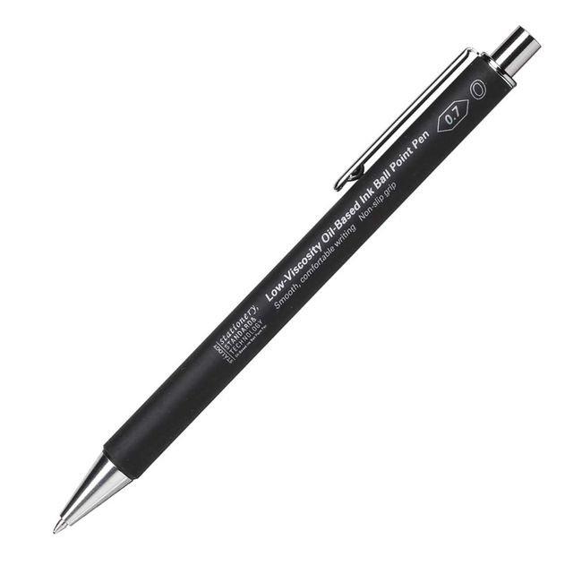 Nitoms S5110 STALOGY Low-Viscosity Oil-based Ballpoint Pen, Black