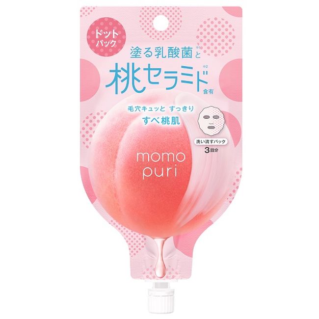 Momopuri Fresh Dot Pack 12g 3 times Momopuri Wash-off pack