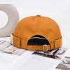 WULIQIUQIU Brimless Docker Cap for Men Sailor Cap Skullcap Beanie Hat(Yellow)
