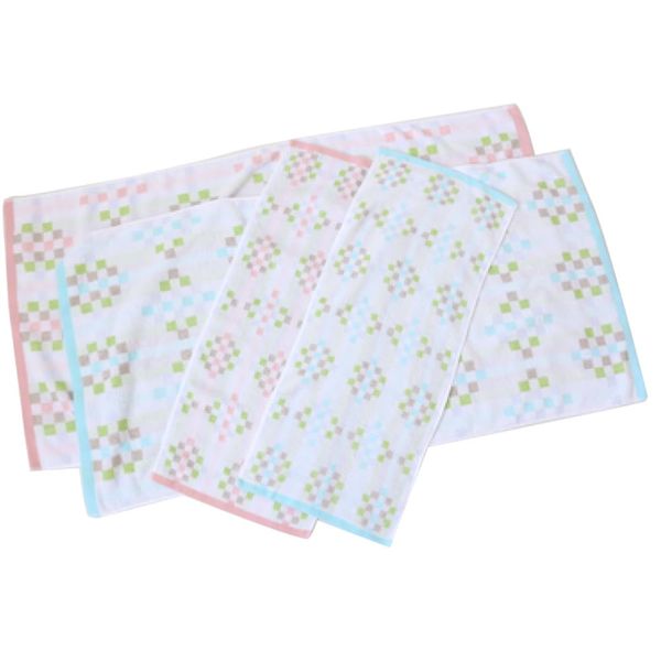 [Caroline] Non-twist Jacquard Face Towel, Pink