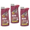 Motoröl Motor Öl MANNOL ELITE 5W40 API SN/CH-4 3 X 1 Liter