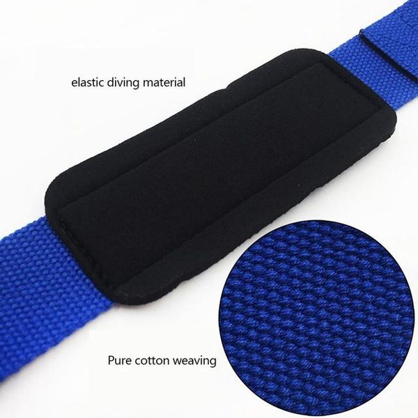 Health Strap Wrist Brace Grip Fitness Hard Pull Lifting Strap Non-slip Grip Sports & Wrist Equipment Tre, 01 Blue