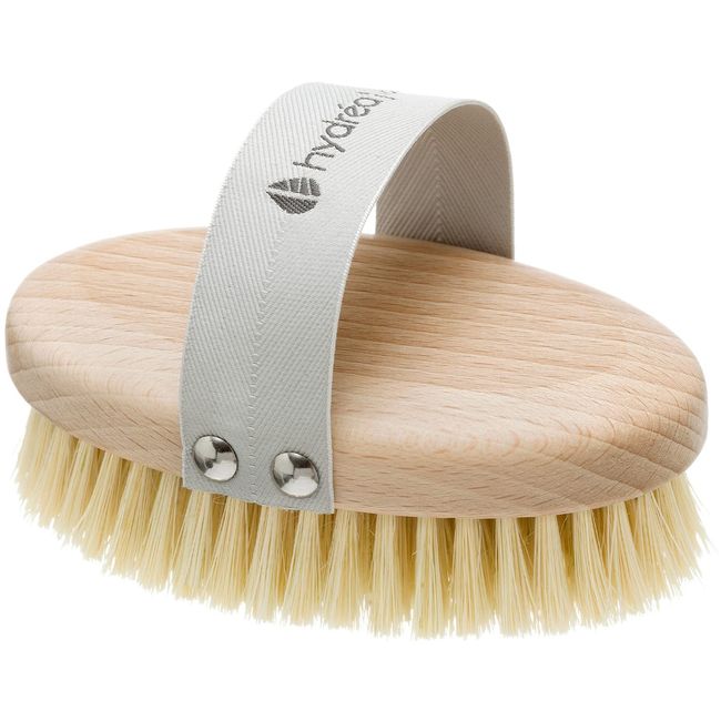 Hydrea London Dry Brushing Body Brush with Cactus Bristle - Dry Brush for Skin, Cellulite Remover, Skin Exfoliating Body Scrubber, Vegan Best Dry Brush for Flawless Skin, Helps Improve Lymphatic Drainage - FSC® Certified Beechwood.