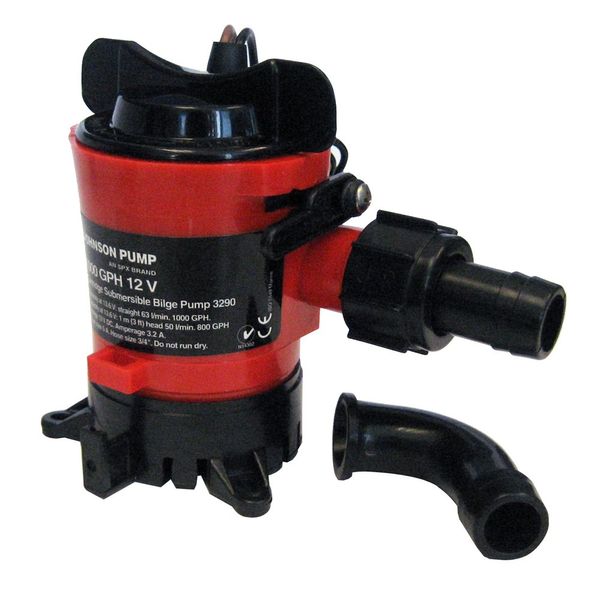 Johnson Pumps 32903 Cartridge Bilge Pump with Dura-Port - 1000 GPH