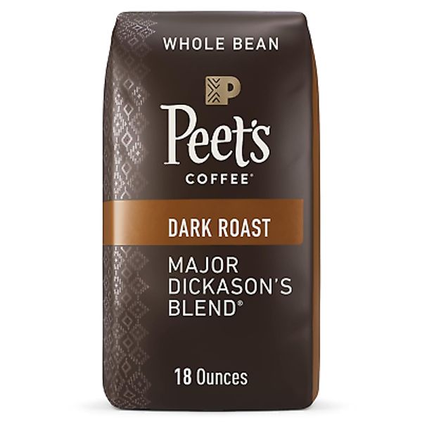 , Dark Roast Whole Bean Coffee - Major Dickason'S Blend 18 Ounce Bag