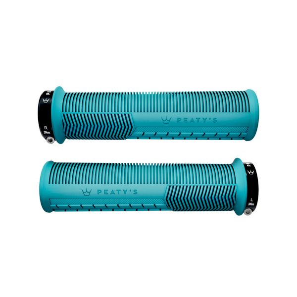 Peaty's Monarch Grip - Mushroom - Turquoise, Thin/Fine