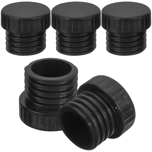Mobestech 5pcs Light Socket Safety Cap Plug 2.6cm OD 1.7cm ID Bulb Socket Cover Flush Mount Light Socket End Cap