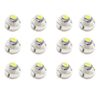 uxcell 12pcs 12V T3 White LED Auto Car Interior Dashboard Panel Light Bulb