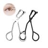 Eyelash Curler, Eyelash Curler (Set of 2) Partial Eyelash Curler, Firm Curl, Makeup, Eyelash Curler, Natural Eye Makeup, Easy to Use, Durable, Makeup, Popular Iku Prop, Portable, Stainless Steel, Women's, Men's