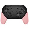eXtremeRate Puffy Pink Replacement Handle Grips for Nintendo Switch Pro Controller, DIY Custom Hand Grip Shell for Nintendo Switch Pro Controller - Controller NOT Included