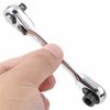 New 1/4" Mini Double-Ended Quick Socket Ratchet Wrench Rod Screwdriver Bit Tool*