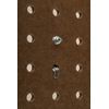 DuraHook fixtures Double Ring Polypropylene Pegboard Hook, Pack of 10, Silver