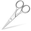 Small Scissors, Eyebrow Scissors, Nose Hair Scissors, Professional Grooming Scissors for Hair, Eyelashes, Nose, Eyebrow Trimming, Mustache. -AsonTao