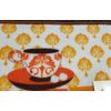 PRINTED KITCHEN RUG (nonskid back) (18" x 28") COFFEE CUPS & SPOONS, Soho