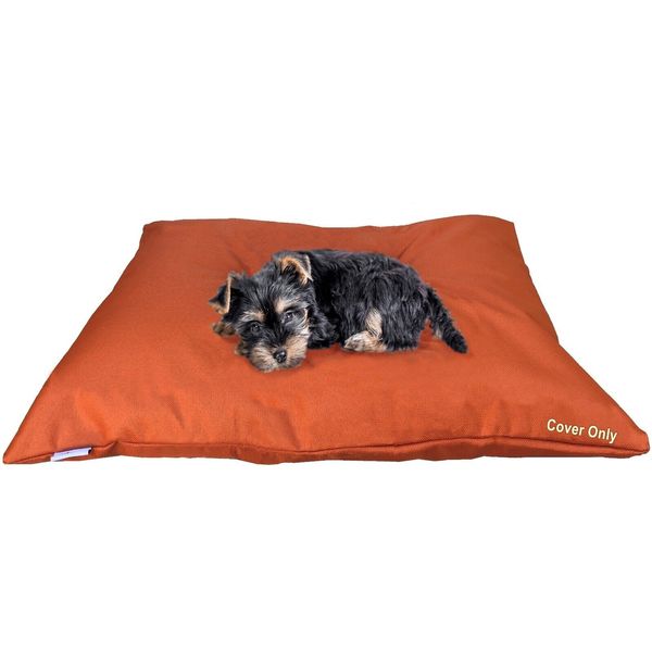 Do It Yourself DIY Durable Waterproof Pet Dog Cat Bed Cover 48"x29" Large Rust