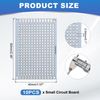 sourcing map 10Pcs Solderable Breadboard, 2.36"x1.57" Double Sided Circuit Board White Tinned PCB Board Small Prototype Board for DIY Electronics Projects Apply to Soldering Projects