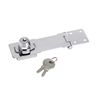 Master Lock 725EURD Door Glasp on Hasp with Key Lock, 11.8 x 4.1 cm