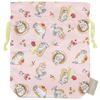 Marimocraft Mofusand Sandwich Drawstring Bag, Satin Pouch