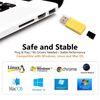 Pipestation USB Micro SD Card Reader (2 Pack) | USB-2.0 Micro-SD Smart Card Reader Adapter for Micro-SDHC, Micro-SDXC and TF Memory Cards for use with PC, Laptop, Mac and Computers (Yellow)