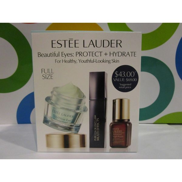 ESTEE LAUDER ~ BEAUTIFUL EYES PROTECT + HYDRATE 3 PC SET ~ BOXED / READ DETAILS