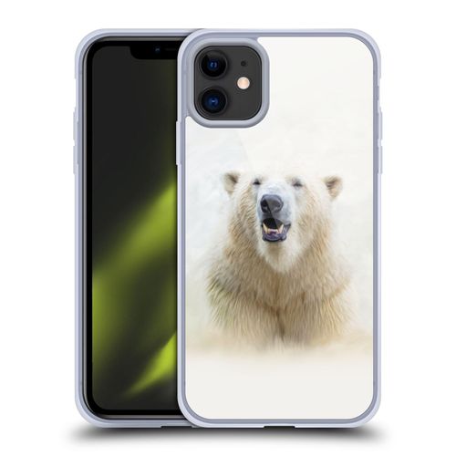 Head Case Designs Officially Licensed Simone Gatterwe Polar Ear Wildlife Gel Case [Military Grade Protection] Compatible with Apple iPhone 11 and Compatible with MagSafe