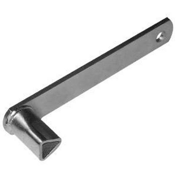 Generisch Fire brigade key, triangular 17 mm, for M12 DIN 22424, post key, triangular key, mandrel key