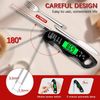 IP67 Waterproof Digital Cooking Meat Thermometer with Backlight & Hold Function
