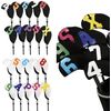 10 Pcs Neoprene Elastic Number Golf Head Covers Iron Covers