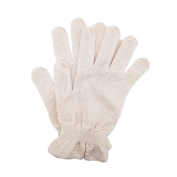 Silk Gloves by Silk Thread Shop in Nishijin Kyoto (Beige)