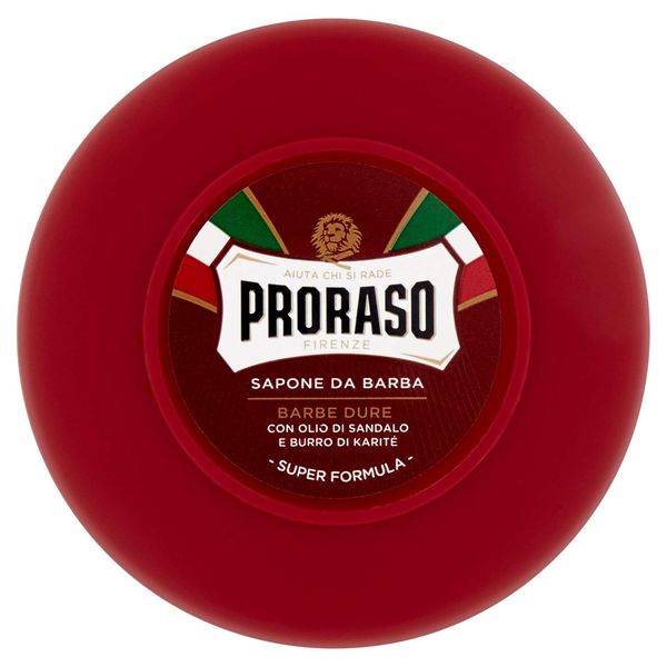 Proraso Soap Bowl Red Hard Beard - 150 Ml