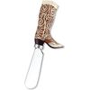 4pcs Hand Painted Boot Decor Resin Handle with Stainless Steel Blade Spreader