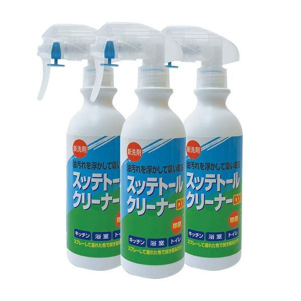 Suttetol Cleaner DX 10.1 fl oz (300 ml), Set of 3, Ventilation Fan, Stove, Toilet, Great for Cleaning Around the House!