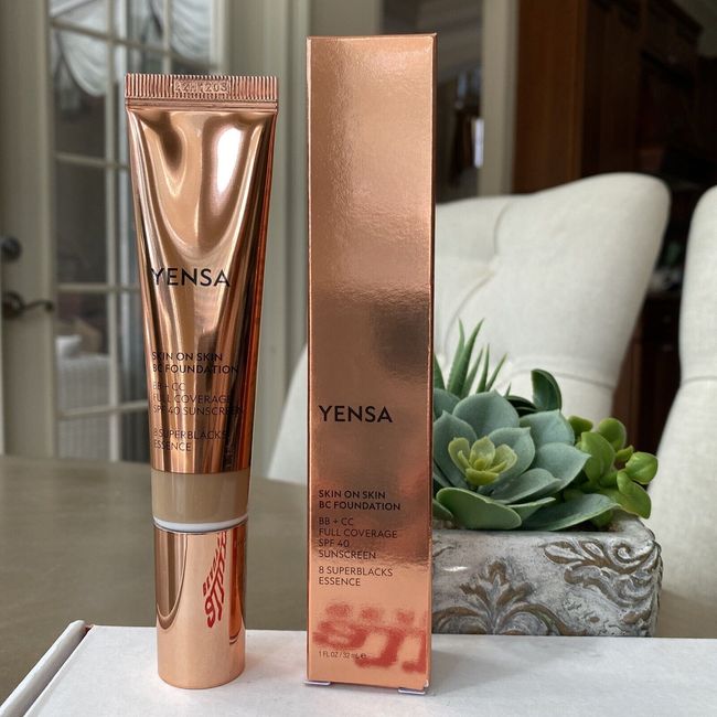 Yensa Beauty Skin on Skin BC Foundation In Tan Neutral 1 fl oz / 32 ml NIB