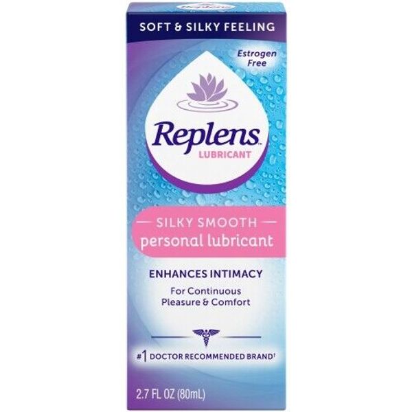 Replens Silky Smooth Personal Lubricant For Continuous Pleasure 2.7 oz Each