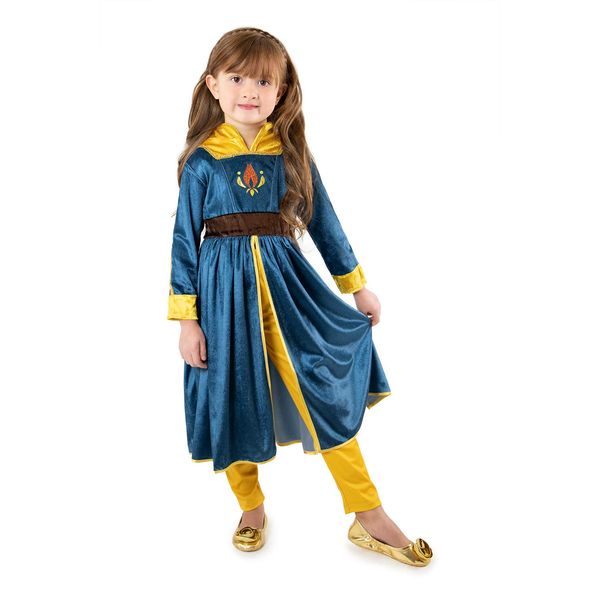 Little Adventures Deluxe Alpine Princess Dress up Costume (Large Age 5-7) - Machine Washable Child Pretend Play and Party Dress with No Glitter