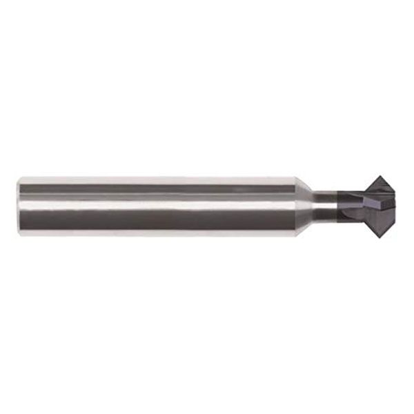 5/16 Carbide Double Angle Cutter, 90° Angle AlTiN Coated .1875 Neck Diameter - RDA921007A