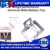Universal Aluminum Billet Battery Tray Set Bracket Mount Relocation Box w/plate