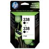 HP CB331EE 338 Original Ink Cartridges, Black, Multipack